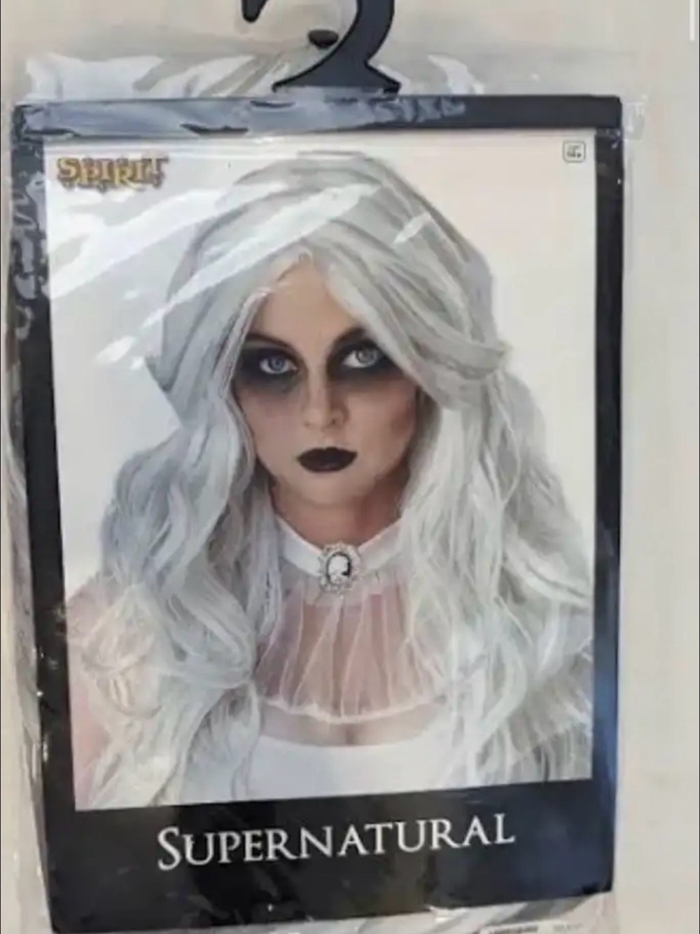 Spirit Long White Women's Supernatural Costume Wig